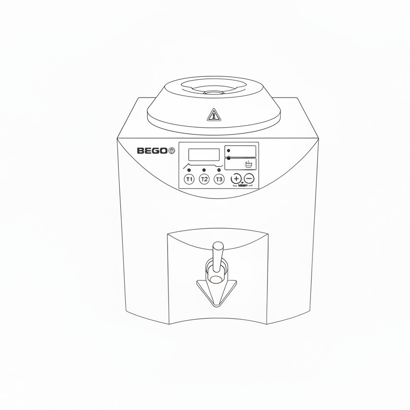 BEGO Gelovit – reine Schwarz-Weiß Line Art