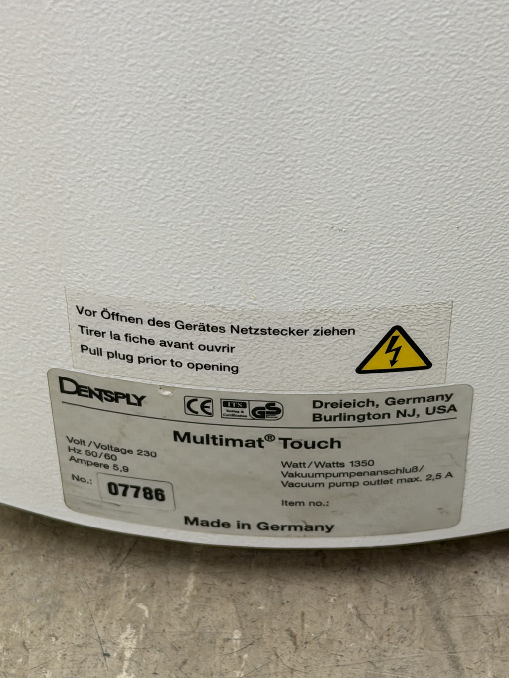 Dentsply Multimat Touch Keramikbrennofen