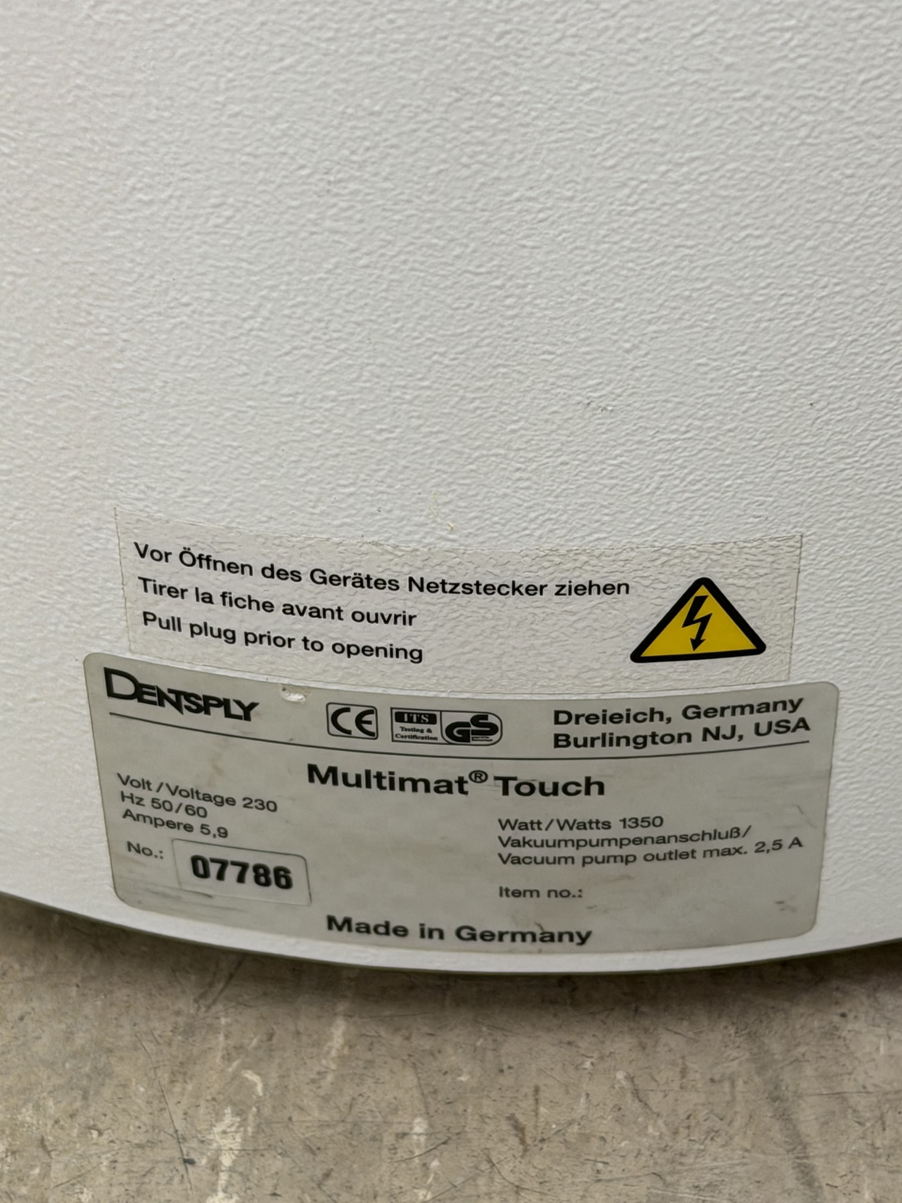 Dentsply Multimat Touch Keramikbrennofen