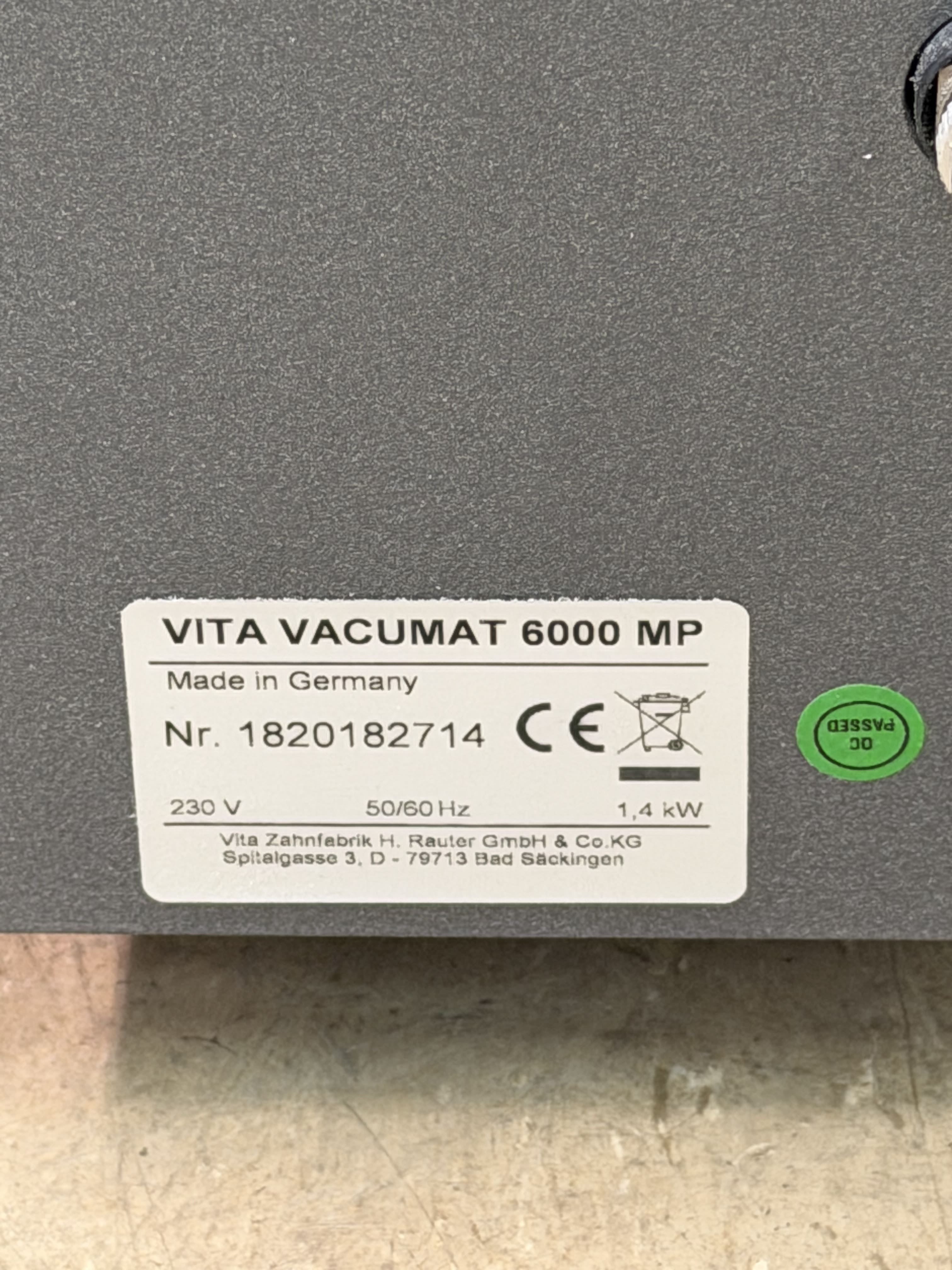 VITA VACUMAT 6000 MP Premium-Kombipressofen / Keramikofen
